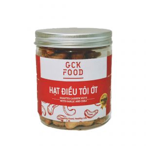 HẠT ĐIỀU TỎI ỚT - HŨ PET